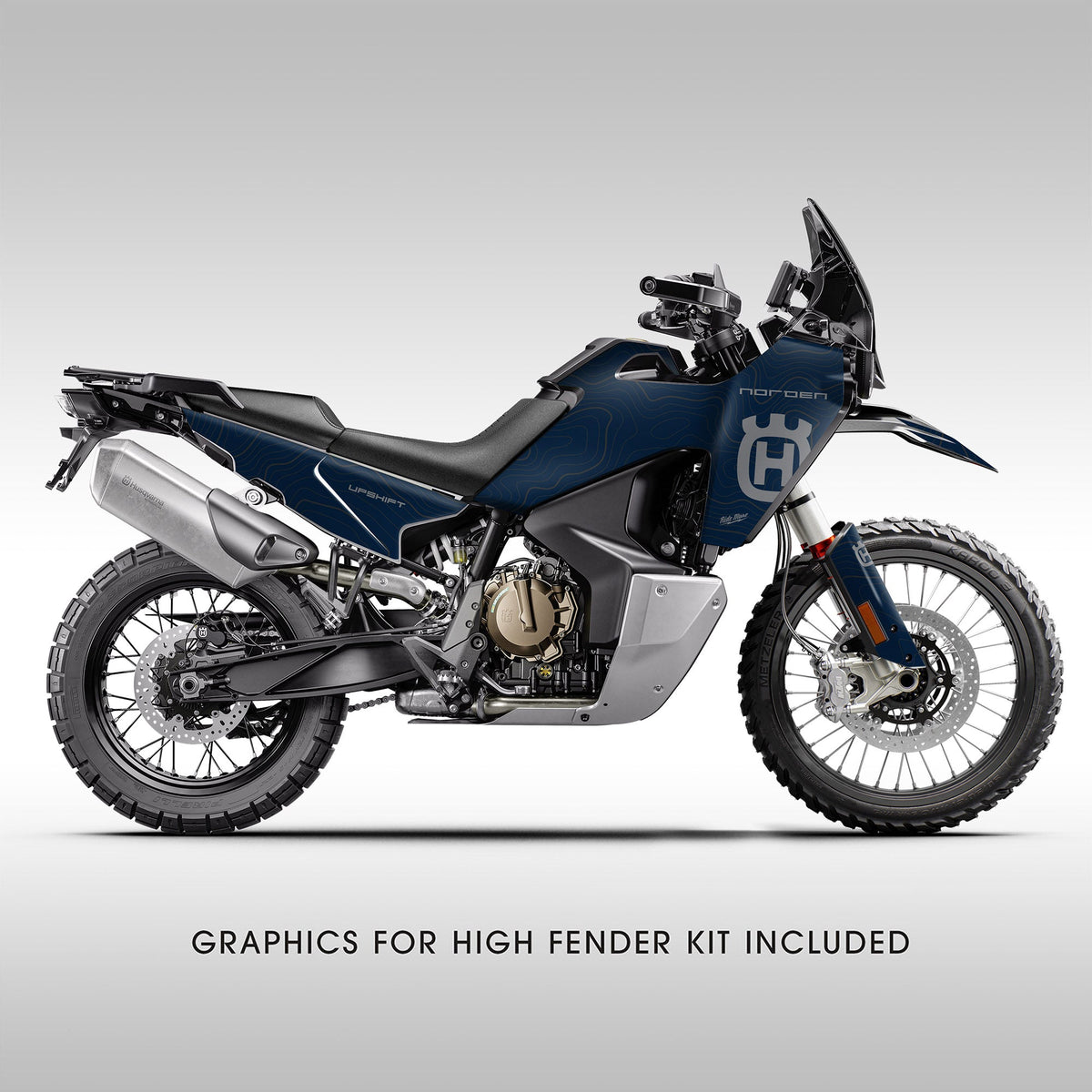 2022 - 2024 HUSQVARNA NORDEN 901 - NAVY FULL TOPO - GRAPHICS KIT