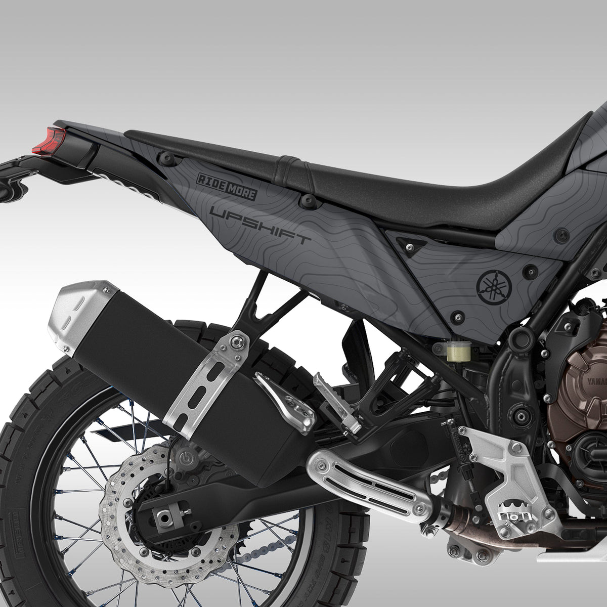 2019 - 2024 YAMAHA TENERE 700 - GRAY TOPO - GRAPHICS KIT