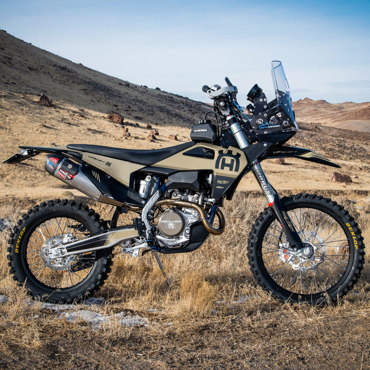 HUSQVARNA FE, TE, FX, TX - BASELINE DESERT TAN - GRAPHICS KIT