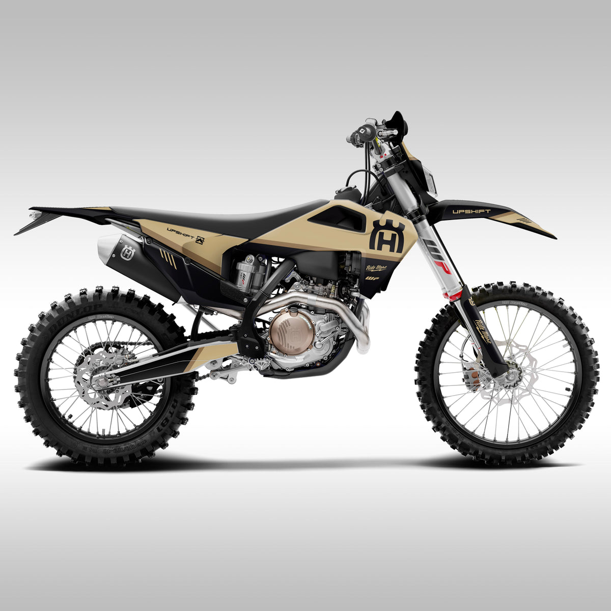 HUSQVARNA FE, TE, FX, TX - BASELINE DESERT TAN - GRAPHICS KIT