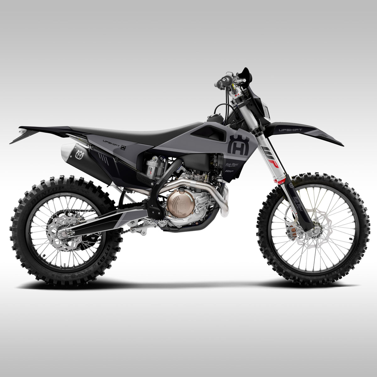 HUSQVARNA FE, TE, FX, TX - BASELINE GRAY - GRAPHICS KIT