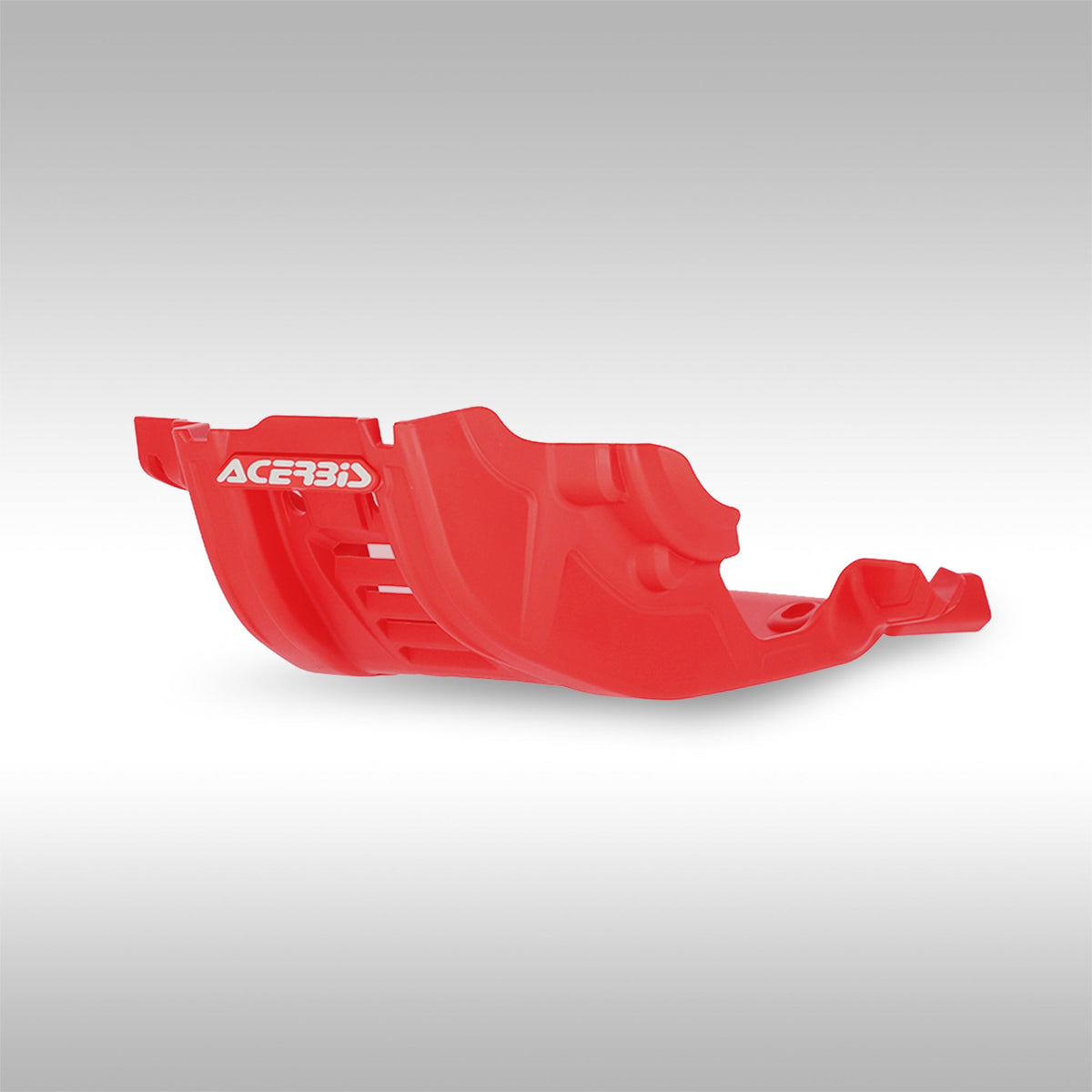 Red plastic skid plate for Honda CRF300L and CRF300L Rally dualsport bikes. Acerbis skid plates are made in Italy from a highly durable plastic compound that will protect your frame and engine from impacts and debris on the trail.