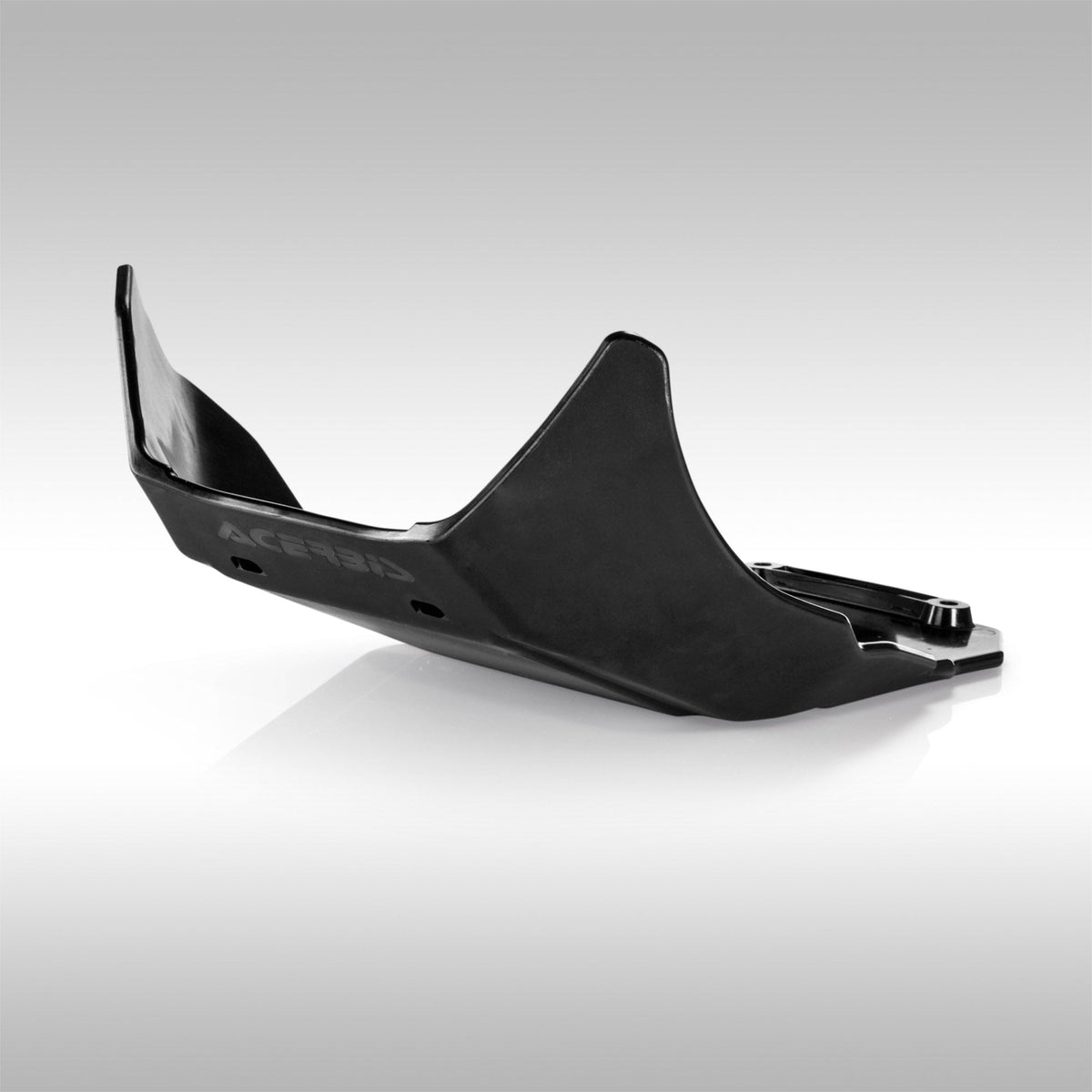 Acerbis skid plate for the Suzuki DR650 dualsport. Heavy duty plastic bash plate protects the frame and engine of your DR650 motorcycle. Black plastic.