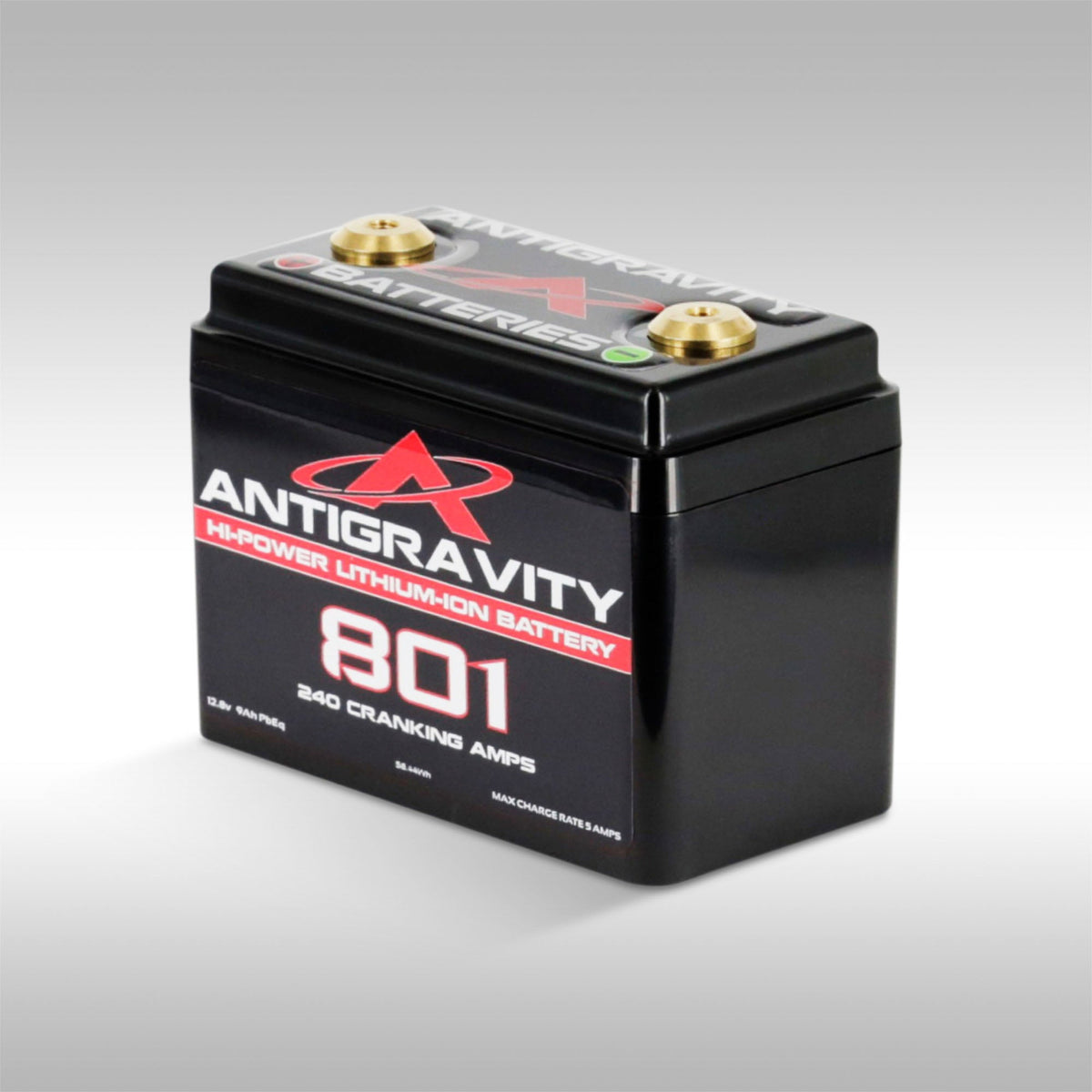 Antigravity Battery AG-801 lithium ion battery with 240 cranking amps.