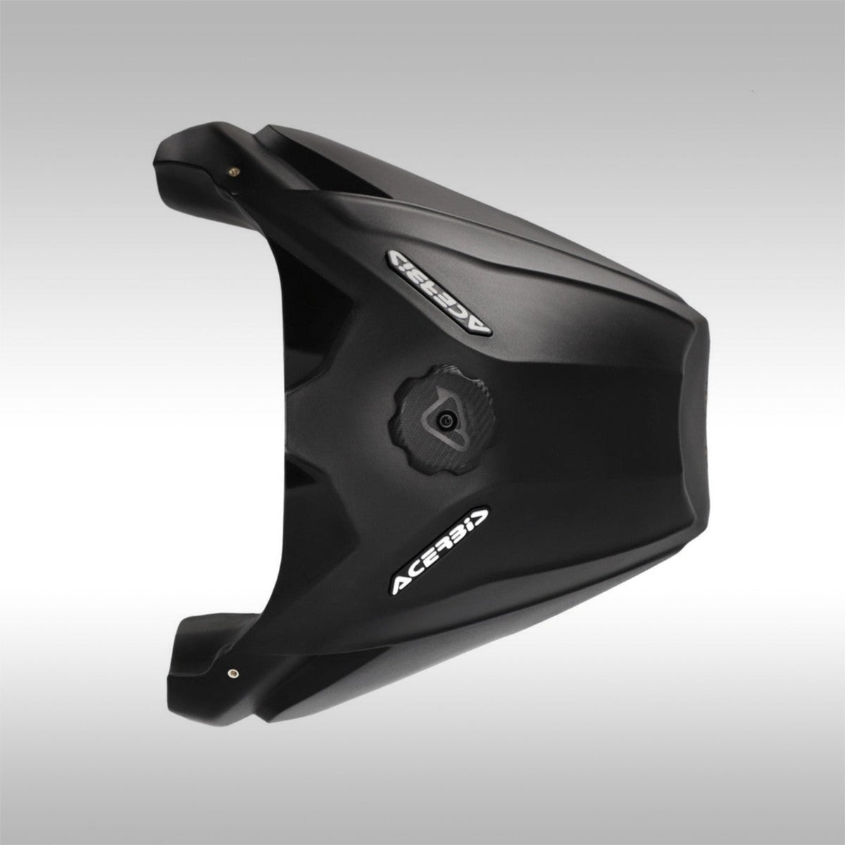 Acerbis 6.1 gallon fuel tank delivers increased range for the Yamaha Tenere 700. Black plastic.