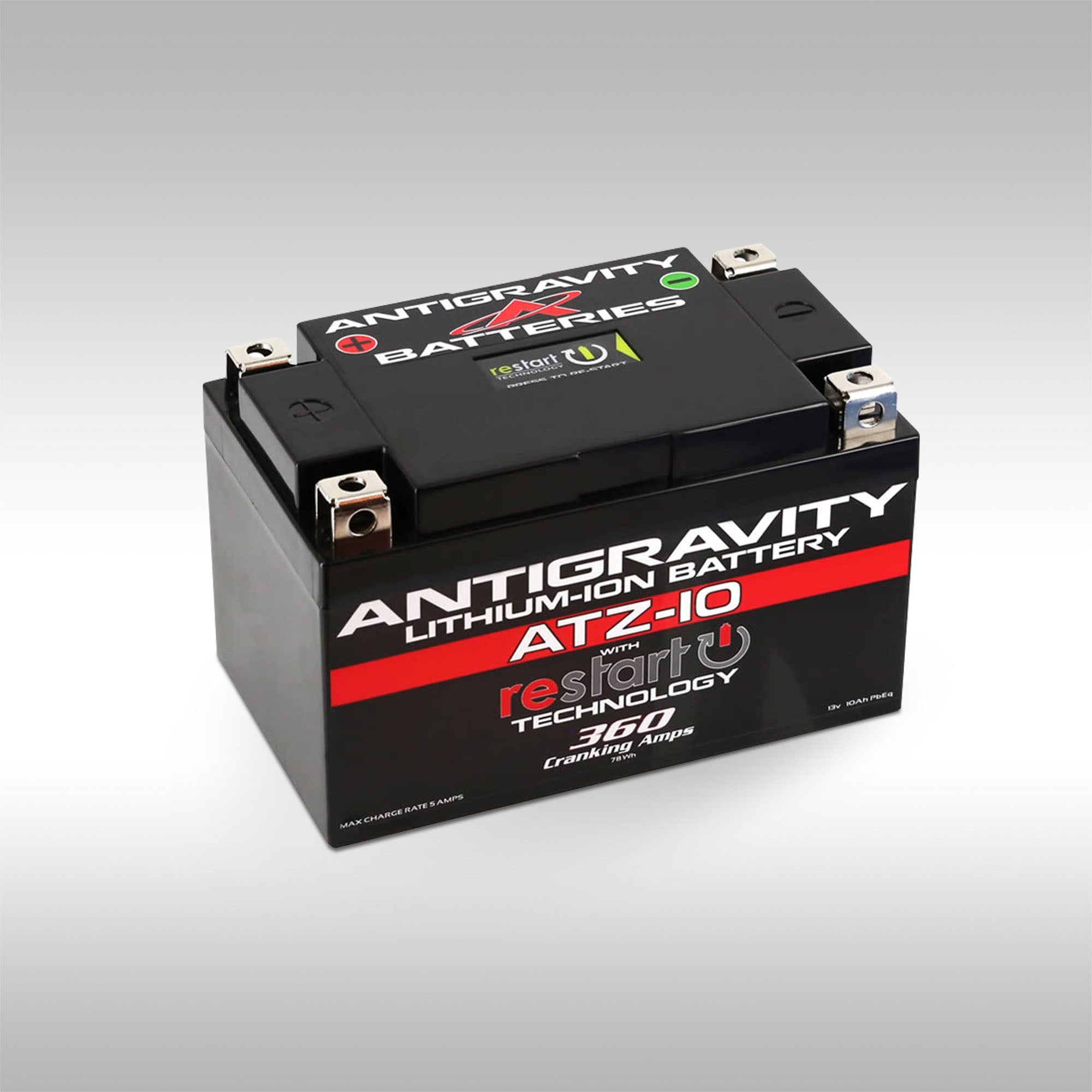 Antigravity Battery ATZ-10 Re-Start motorcycle lithium ion battery.