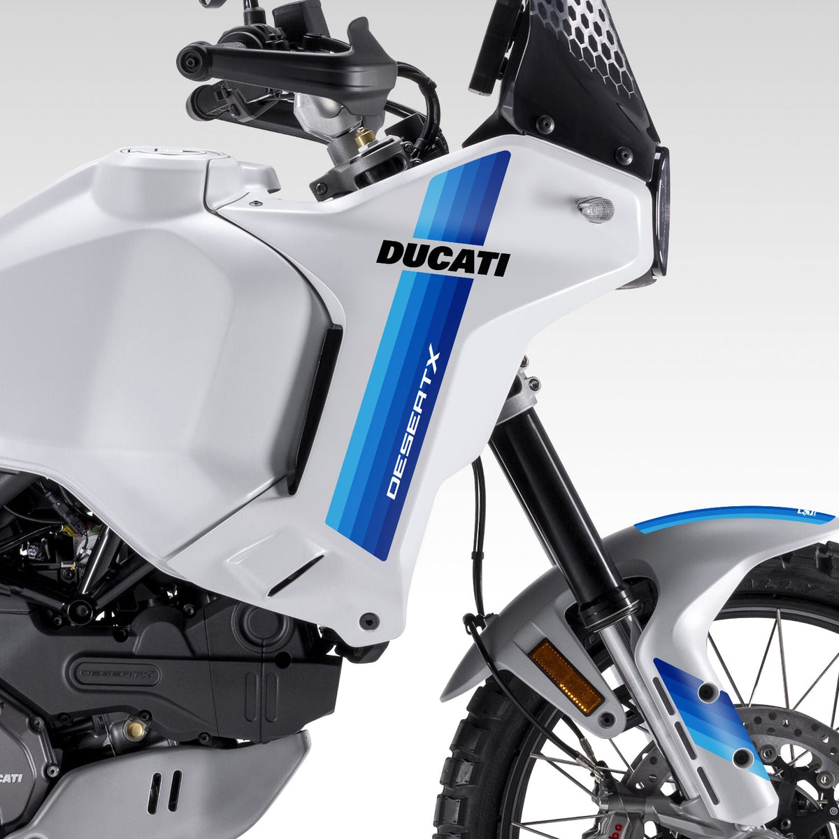 DUCATI - DESERTX STYLING KIT - BLUE GRADIENT