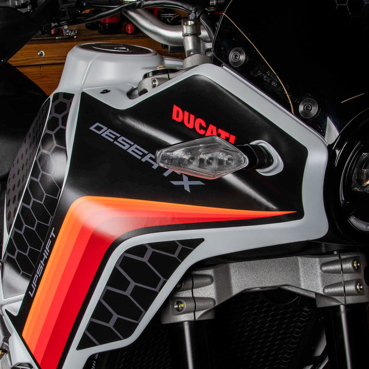 DUCATI DESERT X - ORANGE GRADIENT - GRAPHICS KIT