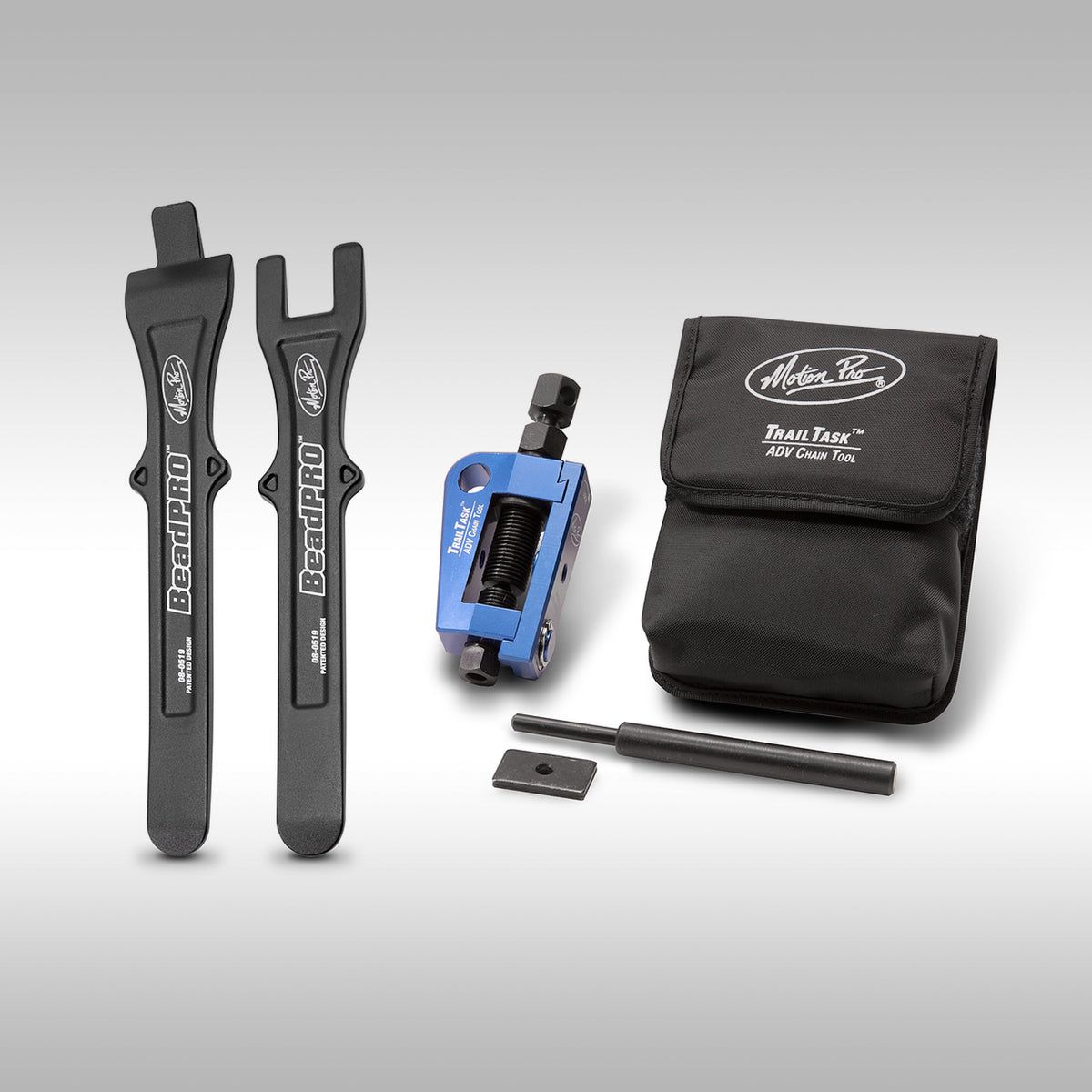 The Motion Pro offroad ADV and Dualsposrt motorcycle tools kit gives you a great starting point for truly self supported trips. Motorcycle tools to keep your travels moving available TMBR Moto. 