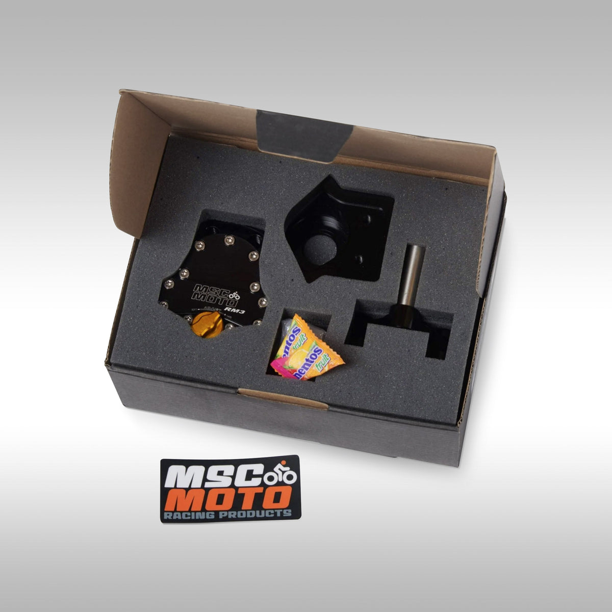 MSC Moto RM3 Steering Damper for the Yamaha Tenere 700. Steering stabilizer kit for the T7.