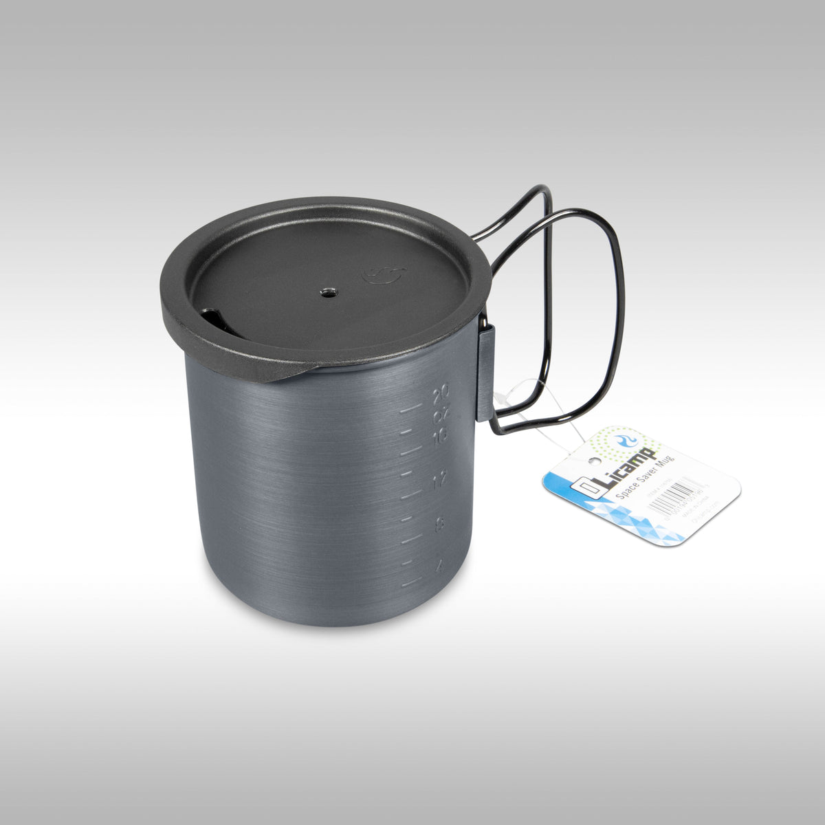 SPACE SAVER MUG - ALUMINUM - 750ML