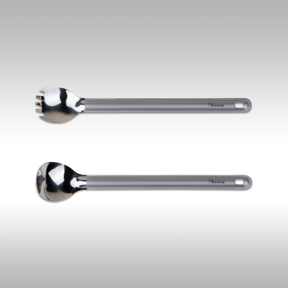 LONG TITANIUM SPOON &amp; SPORK