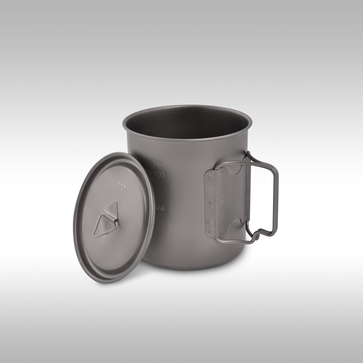 SPACE SAVER MUG w/ LID - TITANIUM - 750ML