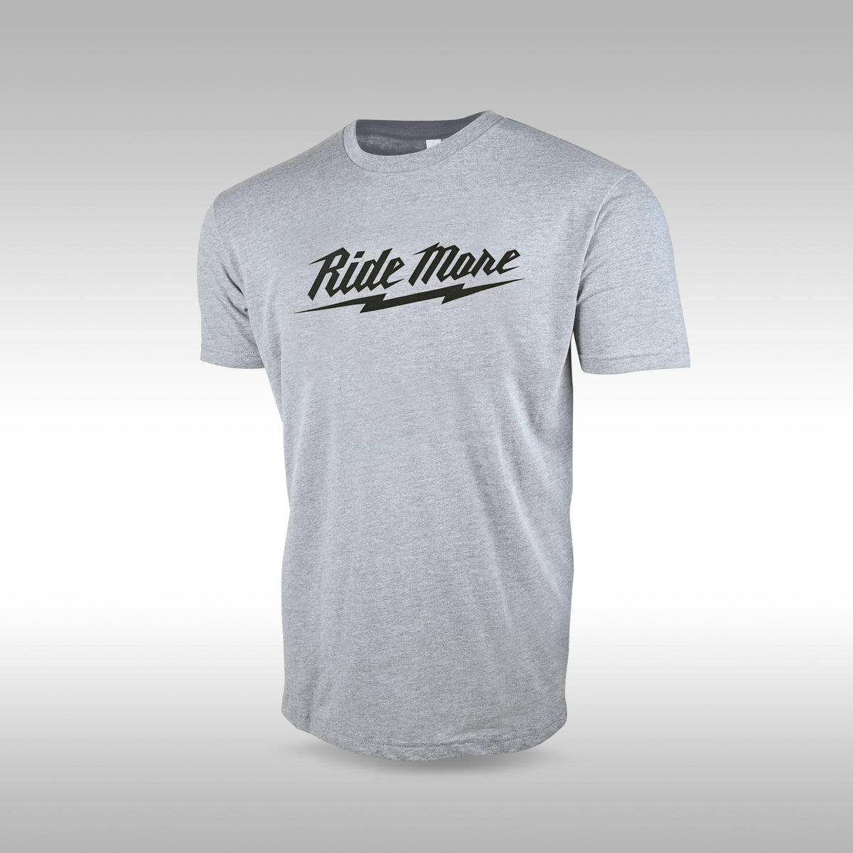 PREMIUM RIDE MORE WAUKEE TEE - HEATHER GRAY / BLACK