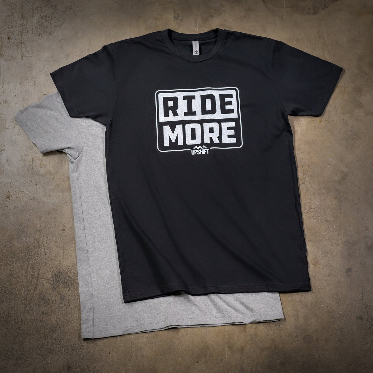 PREMIUM RIDE MORE 2.0 TEES - BLACK &amp; GRAY