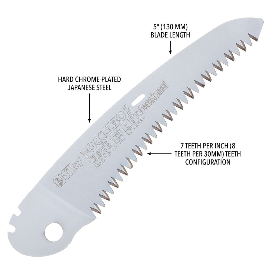 SILKY SAWS - POCKETBOY CURVE - 130MM