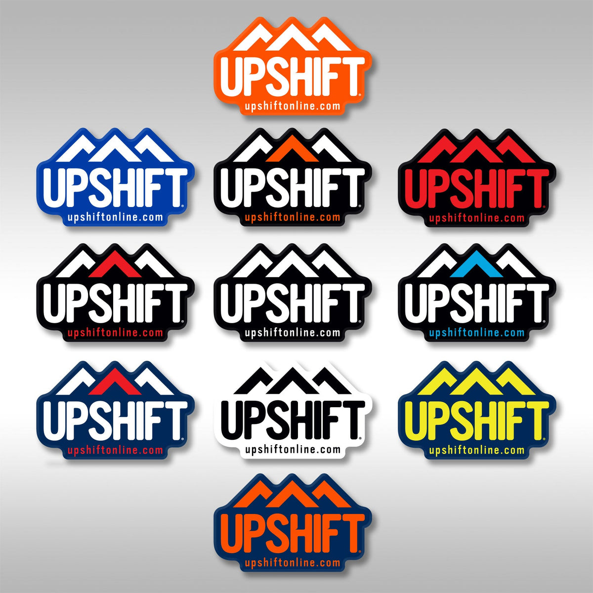 Upshift Logo Stickers - Heavy Duty